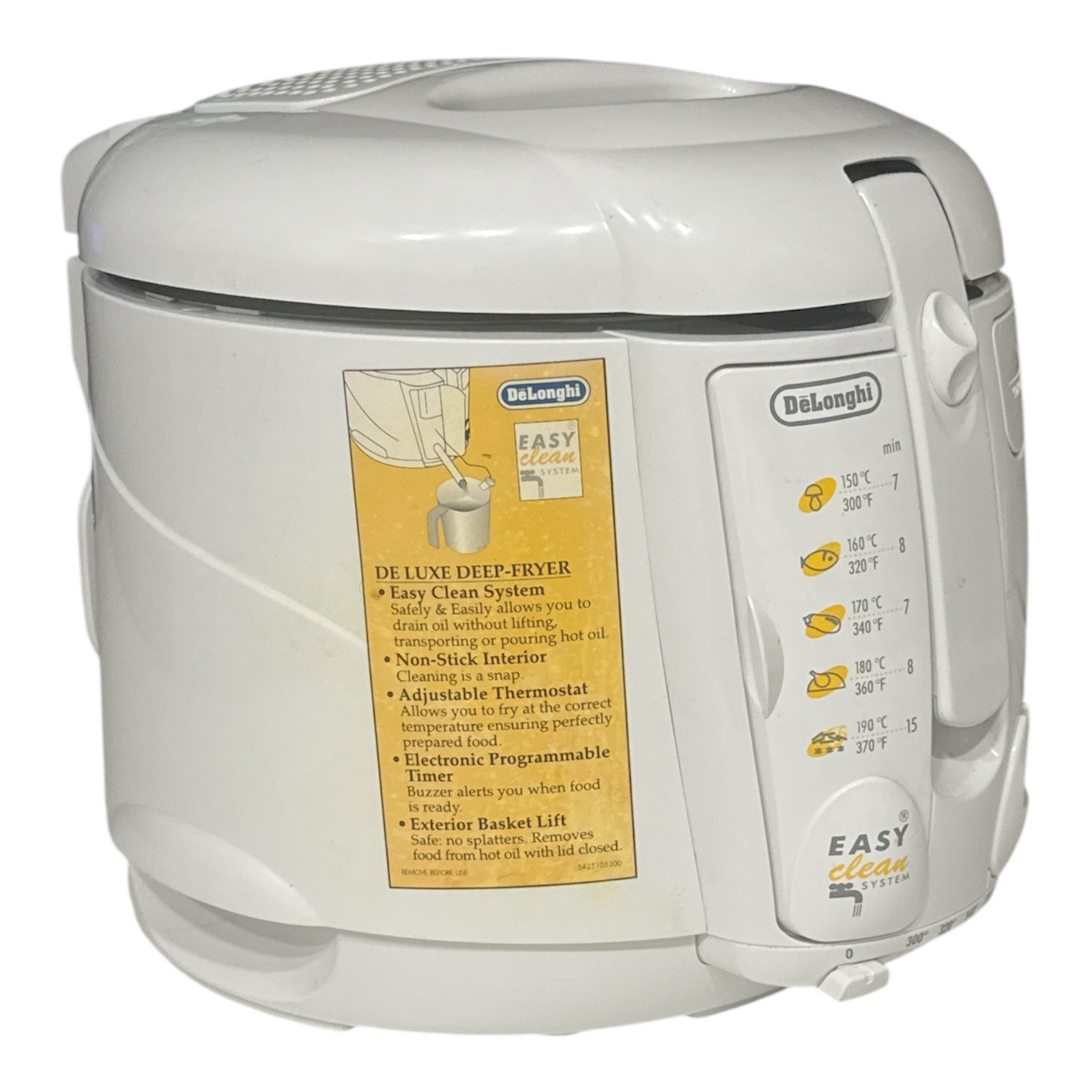 2.2 Lb (d-689u) Easy Clean Fryer 1500w Tested