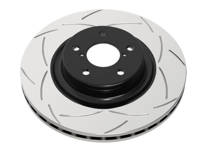 DBA Street Series T2 Slotted Front Brake Rotor for Mitsubishi EVO X 2008-2015
