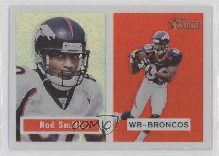 2002 Topps Heritage Retrofractor 66/557 Rod Smith #3 7eo