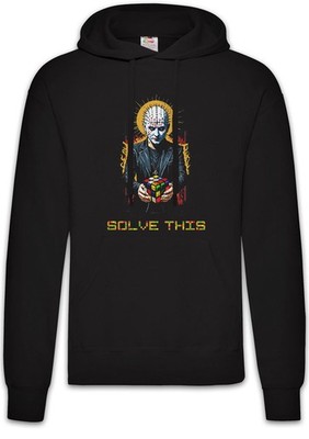 Cenobite Cuber Solve Herren Hoodie Zauberwürfel Pinhead Speed Cube Cubing Würfel