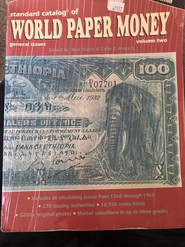 Standard Catalog of Paper Money General Issues volume 2 edited by Neil Shader 