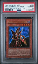 2003 YU-GI-OH! MFC-MAGICIAN'S FORCE 1ST ED BREAKER THE MAGICAL WARRIOR PSA 10