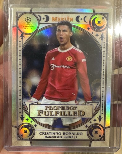 Topps 2021-22 Merlin Chrome UEFA Cristiano Ronaldo Man United PF-6 Insert