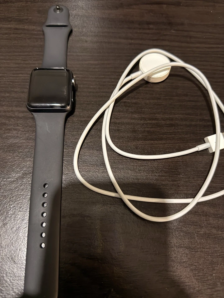 Apple Watch Series 3 42mm GPS, Aluminum Black Sport Band, Unlocked - Image 2 of 4