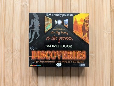 IBM World Book: Discoveries - The Great Adventures of the World - 5 Disc CD-ROMs