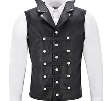 Mens Punk Rave Steampunk Waistcoat Vest Gothic Victorian Planning Wedding