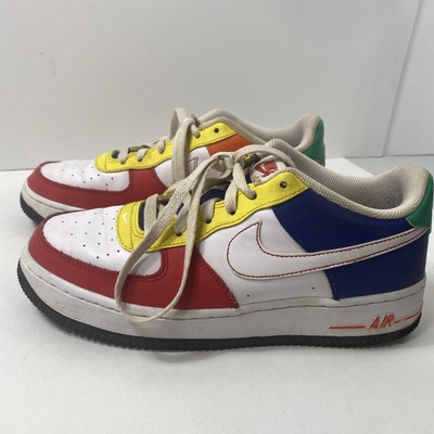 Size 7Y - Nike Air Force 1 LV8 Low Rubik's Cube 2023 FN6980-657 Youth