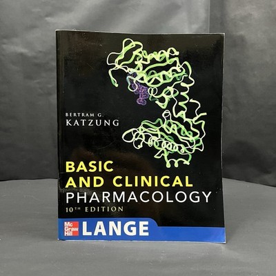 Basic and Clinical Pharmacology by Bertram G. Katzung.  10th Edition.  