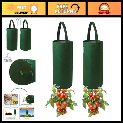 2-Pack Upside Down Tomato Planter - Perfect for Space-Saving Gardening