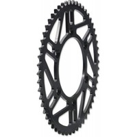 Suzuki RM 125 250 RMX RMZ 250 450 / DRZ 400 - ALU-KRANZ 49 ZÄHne Schwarz / 1211