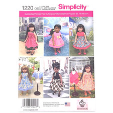 Simplicity 1220 Sewing Pattern 18 Doll Clothe...