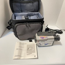Samsung Video Camcorder SCL860 8mm not Tested Samsonite Case, BRM-E1E Remote