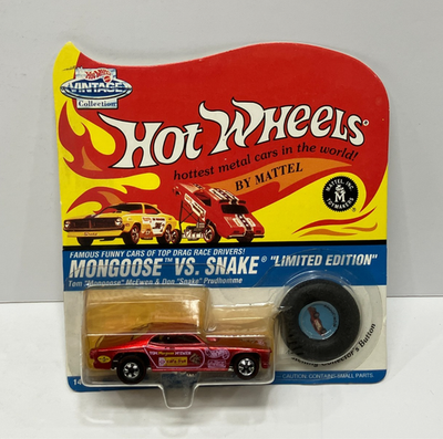 1995 Hot Wheels Vintage Collection Mongoose vs Snake Tom McEwen