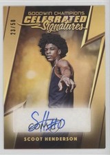 2023 Upper Deck Goodwin Champions Achievement 23/50 Scoot Henderson Auto 10yl