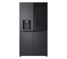 LG Fridge Freezer GMK960EV2E InstaView™  Frost Free American  Essence Black