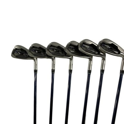 Mizuno JPX E600 Ti-FACE Eisen #5-9,Pw(6Schläger)/QUAD JPX E600 HT/Flex:Regular
