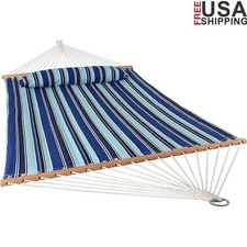 Heavy Duty 2 Person Hammock Spreader Bar Comfortable Outdoor Relaxation Swing US