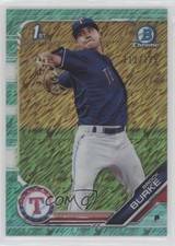 2019 Bowman Chrome Prospects Aqua Shimmer Refractor 112/125 Brock Burke 0fa7