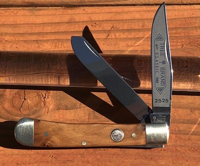 BOKER TREE BRAND 2525 CLASSIC 2-Blade Pocket Knife. Solingen Germany 1988