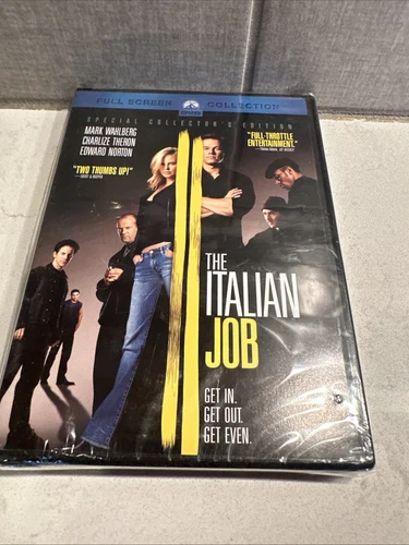 The Italian Job (DVD, 2003, Full Screen) *Brand New!* Mark Whalberg Sealed