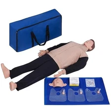 CPR Adult Manikin Dummy Training Kit With MCR Accessories