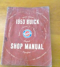 1953 Buick Shop Manual Special Roadmaster Super Skylark Acceptable Condition