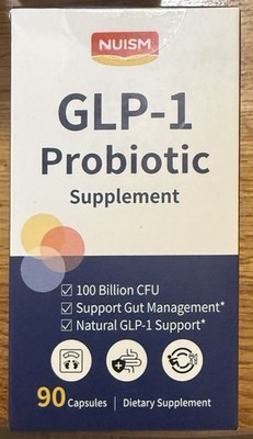 Probiotic with Akkermansia Supplement 100 Billion AFU Multi-Strain Exp 11/27