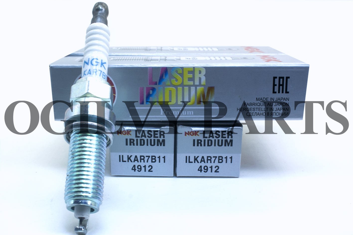 New NGK 4912 Laser Iridium 4 Spark Plugs ILKAR7B11 for Toyota Corolla Pontiac