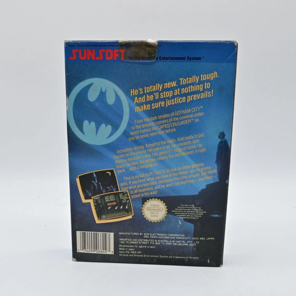 NES Batman Sunsoft Video Game CIB - Image 2 of 4