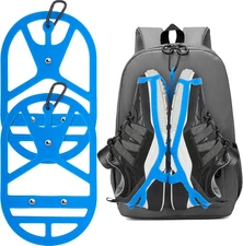2 Pack Shoe Holster for Backpack with Clip Hanger, Shoe Holder for Sneakers, Cle