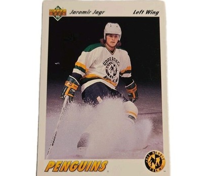 1991 Upper Deck Jaromir Jagr #42 Pittsburgh Penguins NHL Rookie