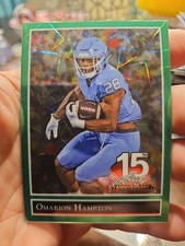 2025 Leaf 15th NSCC National 1992 OMARION HAMPTON Green Shimmer 3/6