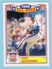 1989 Topps All-Star Glossy Baseball - #21 Doc Gooden - New York Mets