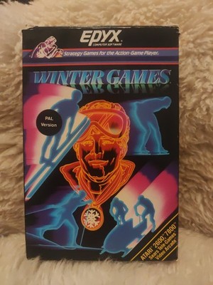 Winter Games Atari VCS 2600 (Epyx 1987) (Modul, Box) working condition classic