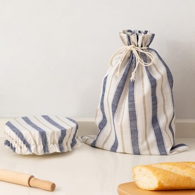 Bread Bags For Homemade Bread Sourdough With Bowl Cover Reusable Linen Bread Sto