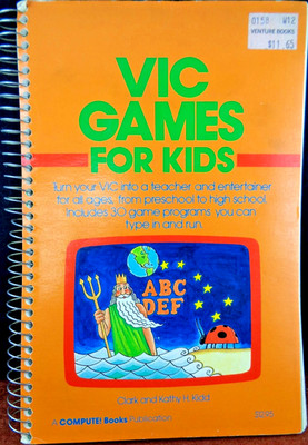 COMMODORE VC-20/VIC-20 -- VIC GAMES FOR KIDS (COMPUTE! - BUCH) #2EN