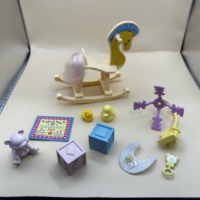 Barbie Baby Fun Set Mattel Playset Pieces  Accessories VTG Rocking Horse 
