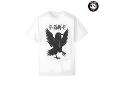 Crow Middle Finger Meme T-Shirt – Dark Humor Streetwear Tee