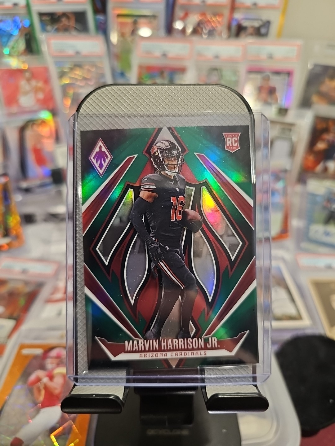 2024 Panini Phoenix - Rookies Marvin Harrison Jr. #226 Green Fade /199 (RC)