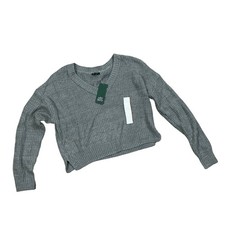 Wild Fable Women's Gray Cropped V-Neck Pullover Sweater - Size Small - NWT