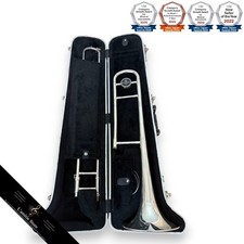 Kanstal 750 Silver Trombone Brass Bell with Case Accessories
