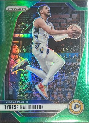 2024 Panini Prizm #99 Tyrese Haliburton Jade Dragon Scale Prizms