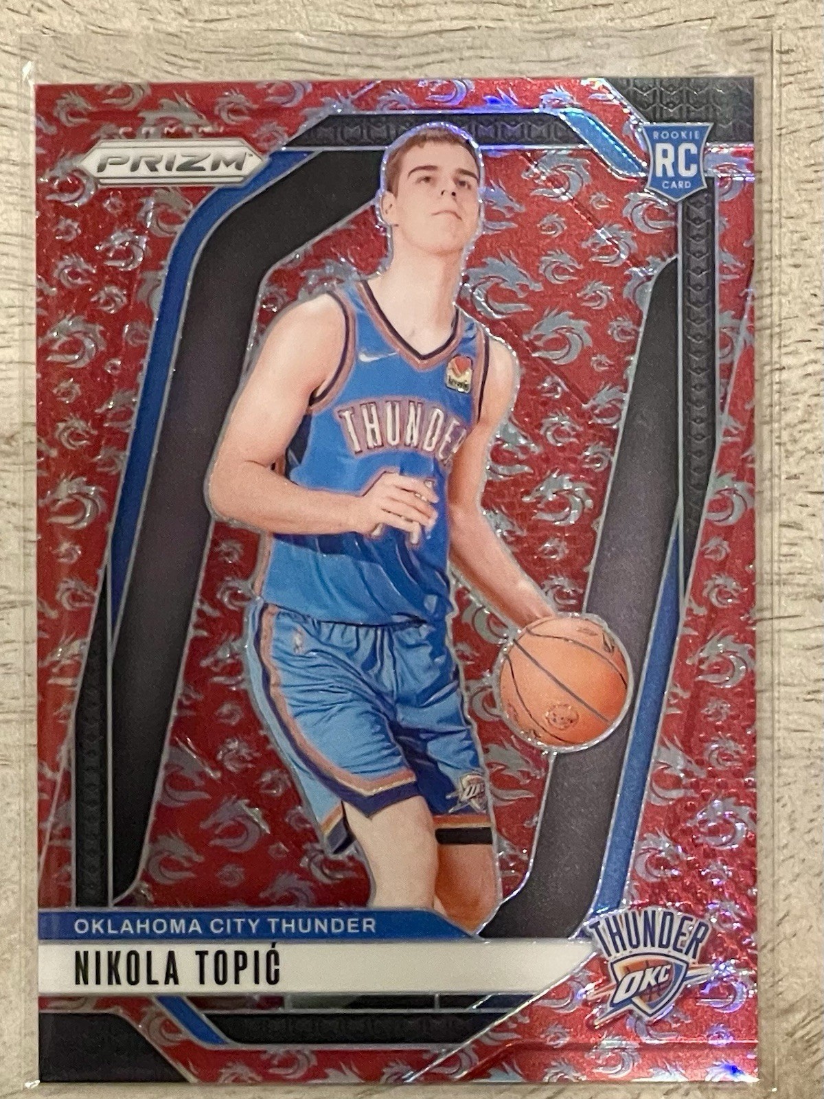 2024-25 Panini Prizm Nikola Topic #230 RC Rookie Dragon Year /88 SP THUNDER