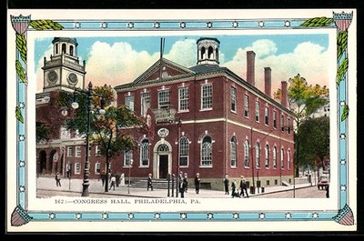 Ansichtskarte Philadelphia, PA, Congress Hall 