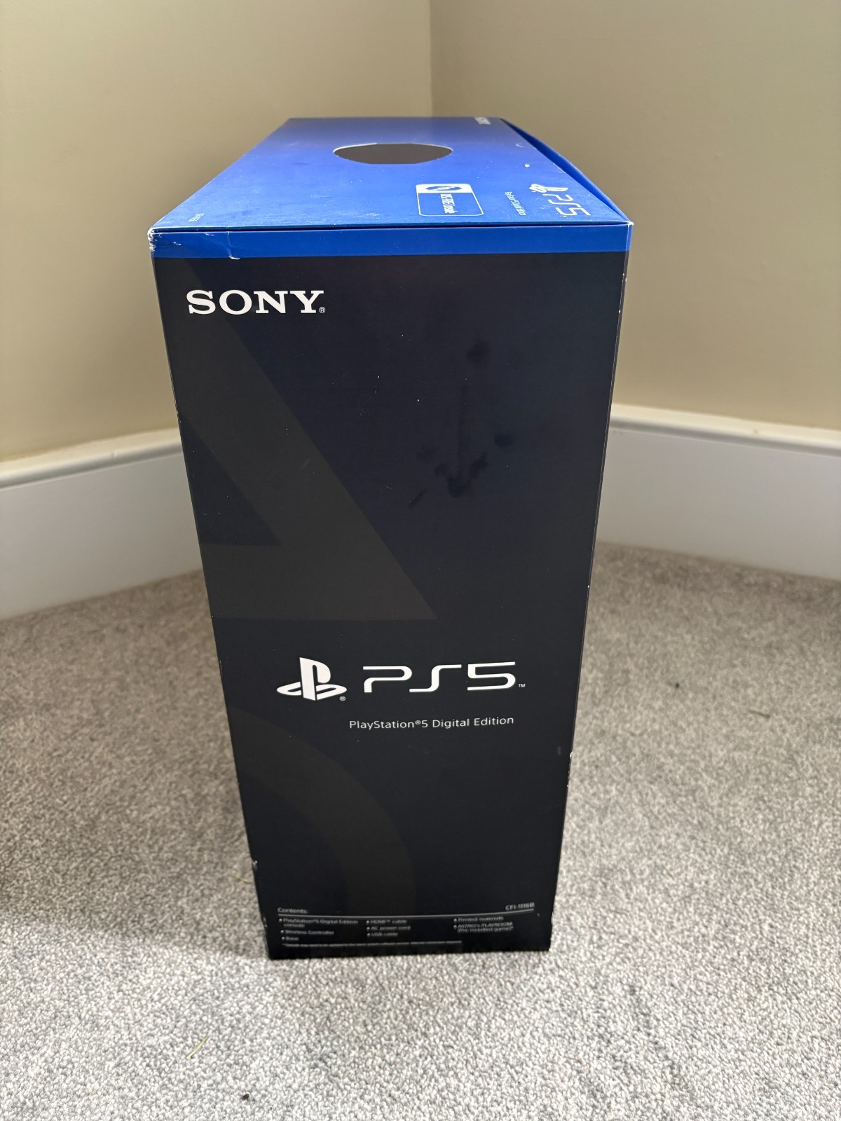 Console e controller PS5 PlayStation 5 Digital Edition SOLO SCATOLE VUOTE inserti foto 3