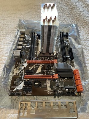 PC Gaming Motherboard CrossfireX w/ Intel i7 Processor Up to 3.50Ghz And Cooler
