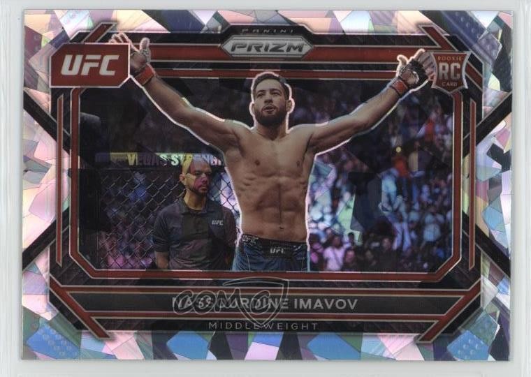 2023 Panini Prizm UFC Ice Prizm Nassourdine Imavov #39 Rookie RC 0qn