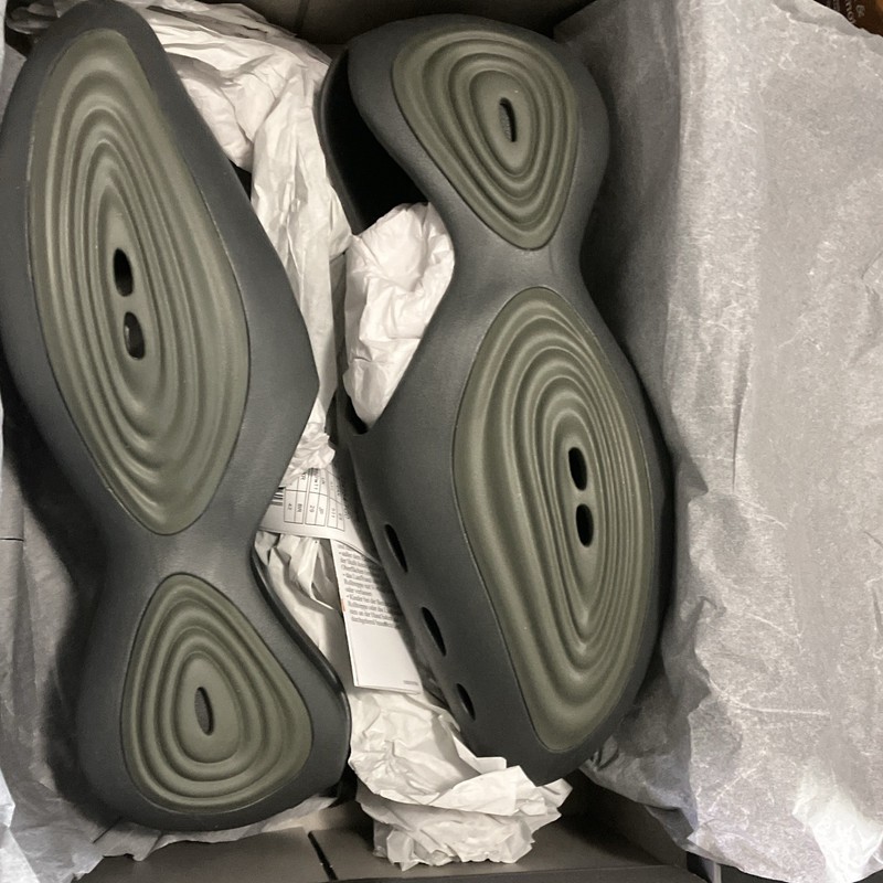 Crocs Ripple Clog Slipper Graphite/Dusty Olive Slip Resistant EU 45-46 214154