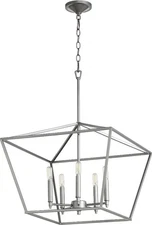 Gabriel - 5 Light Nook Pendant in Quorum Home Collection style - 21 inches wide