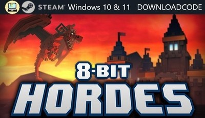 NEU PC Computer Spiel 8 Bit Hordes für Windows 10 11 STEAM Download Code Gamekey
